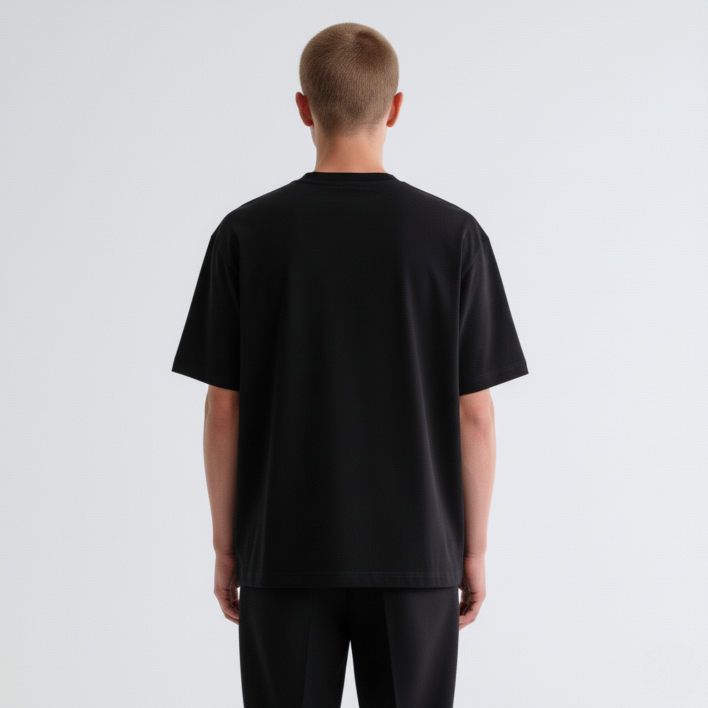 Premium Boxy Tee - black