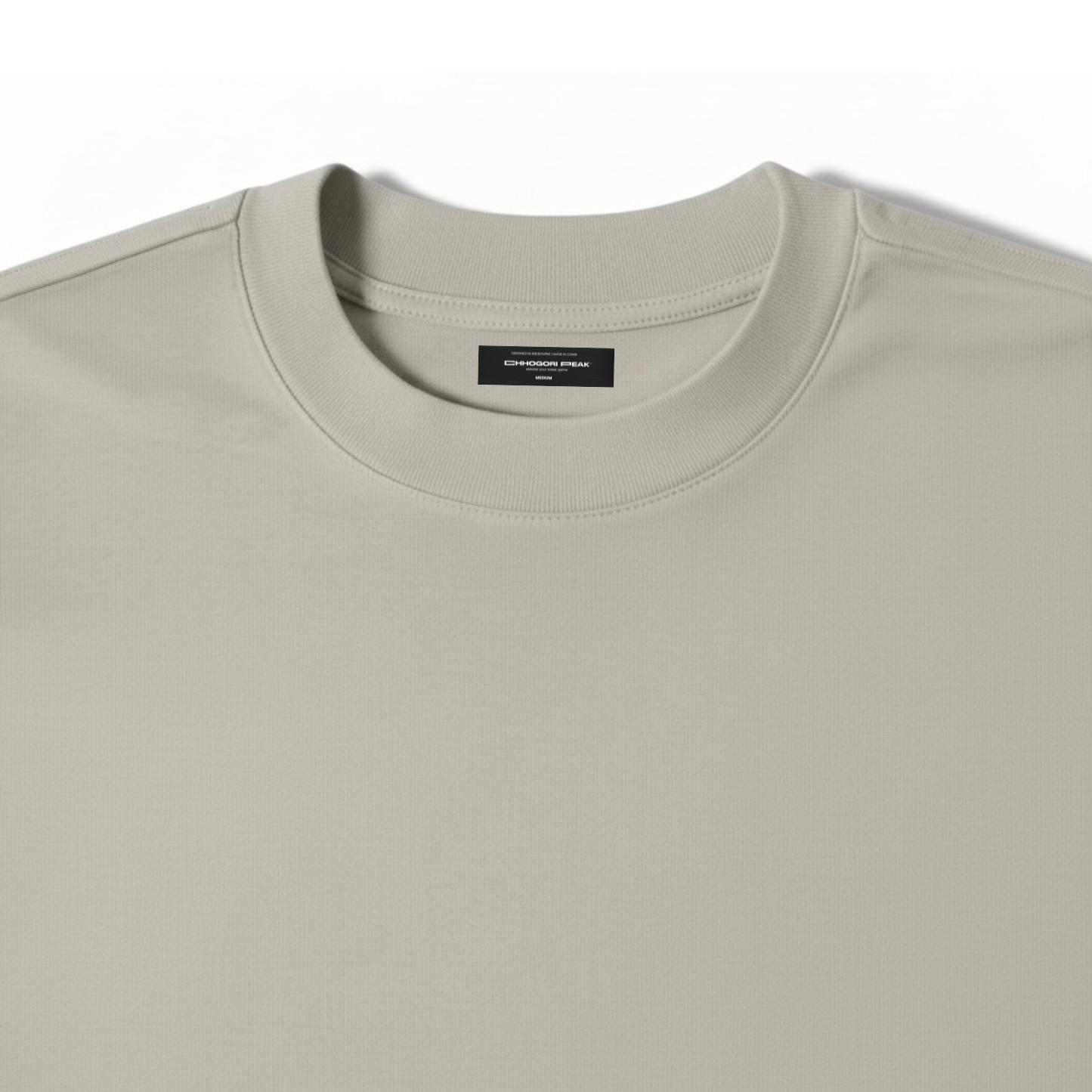 Premium Boxy Tee - seagull grey