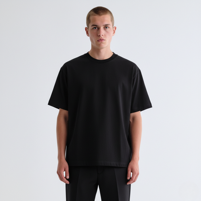 Premium Boxy Tee - black
