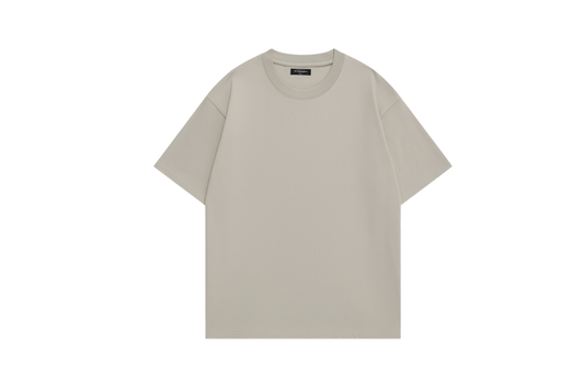 Beige t-shirt on a white background