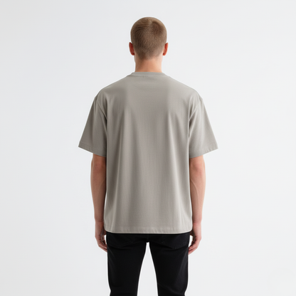 Premium Boxy Tee - Seagull grey