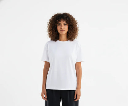 Premium Boxy Tee - white