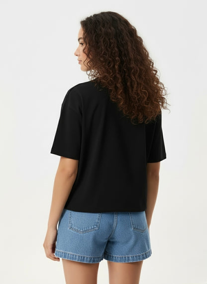 Box-Cut Tee - Black